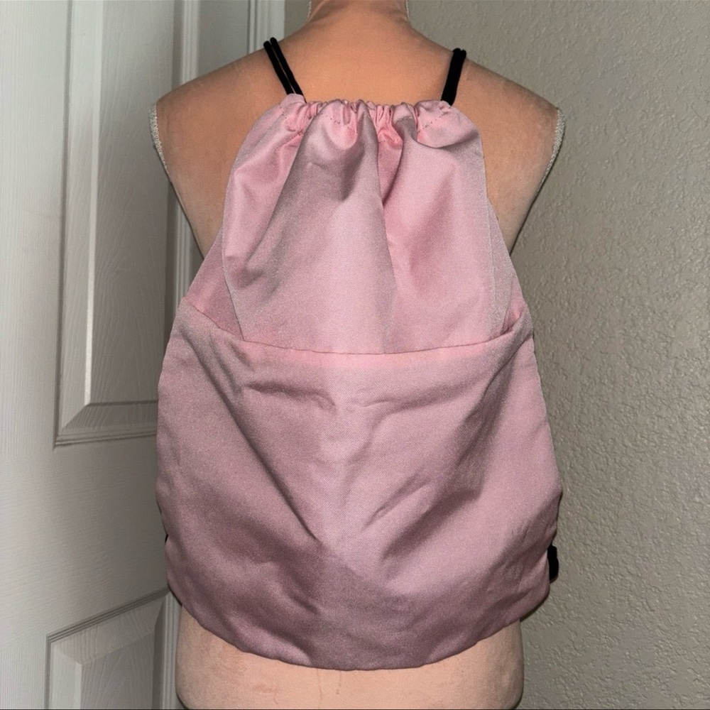 Pink Gym Drawstring Backpack - Picture 2 of 3